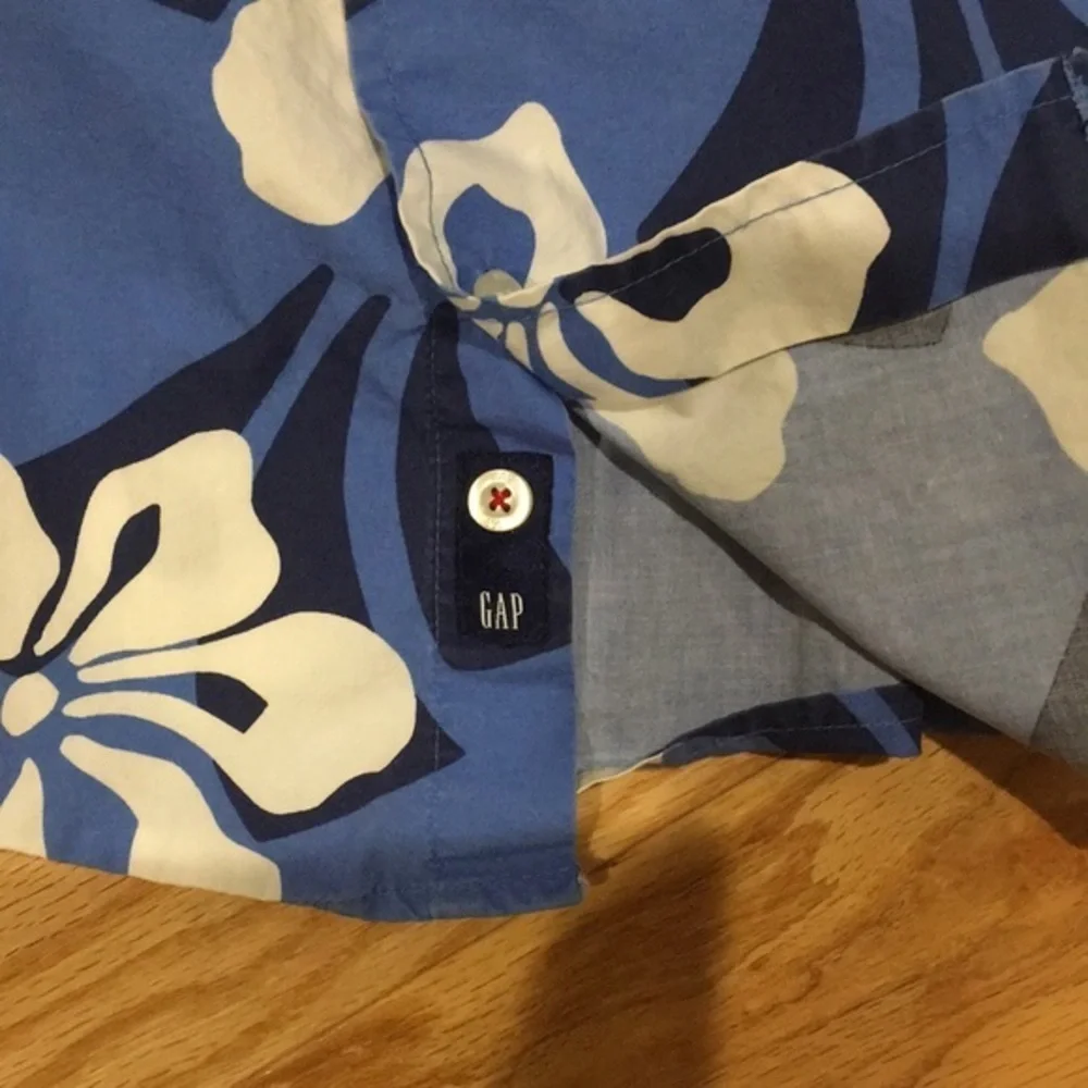 Boys Tropical 🏝 Gap Cotton shirt sleeve Shirt 4​